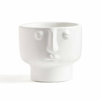 Кашпо Из терракоты В13 см Lesego единый размер белый AM.PM  фото, kupilegko.ru